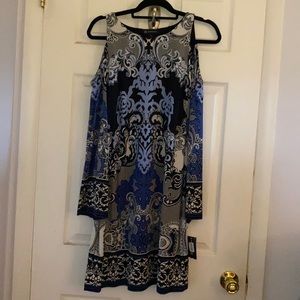 I.N.C. cold shoulder dress